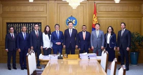 September 11, 2026 joint briefing by Uchral Nyam-Osor, Prime Minister of Mongolia, and Simon Trott, Chief Executive Officer of Rio Tinto. Source: http