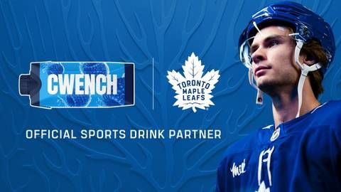 CWENCH Hydration is now the Official Sports Drink of the Toronto Maple Leafs.