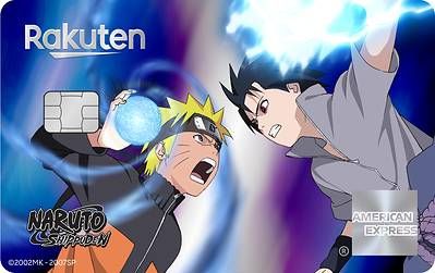 Rakuten American Express® Card Featuring Naruto and Sasuke
