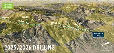 Drill Collars and Proposed Drill Pad Locations Map Drill Collars and Proposed Drill Pad Locations Map