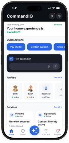 AI assistant in the refreshed CommandIQ mobile app.