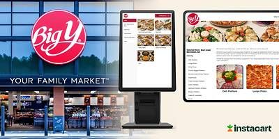 Big Y Foods and Instacart Launch In-Store Foodservice Kiosks and Online Catering Ordering 
