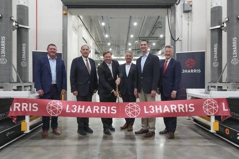 L3Harris, joined by federal, state and local officials, opened its newest solid rocket motor factory of the future in Camden, Arkansas.