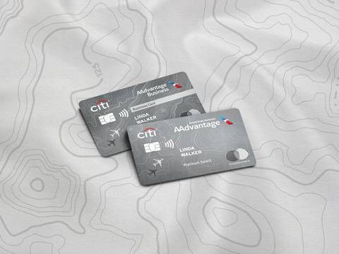 The refreshed Citi® / AAdvantage® Platinum Select® Mastercard® and Citi® / AAdvantage Business™ Mastercard®.