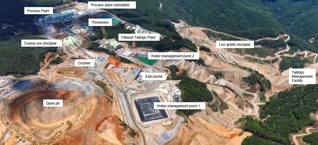 Skouries Site Layout