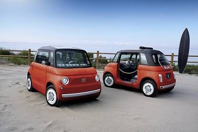 2027 Fiat Topolino introduces a new body style, the Topolino Open Air, and two new colors, Corallo Orange and Luna Greige, in addition to a new full-color digital cluster.