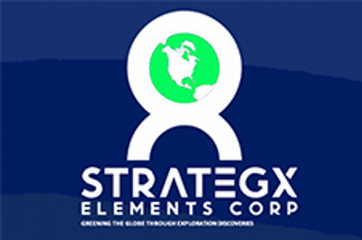 StrategX Elements Corp. Announces $1.5M Private Placement Resulting in Creation of a Control Person