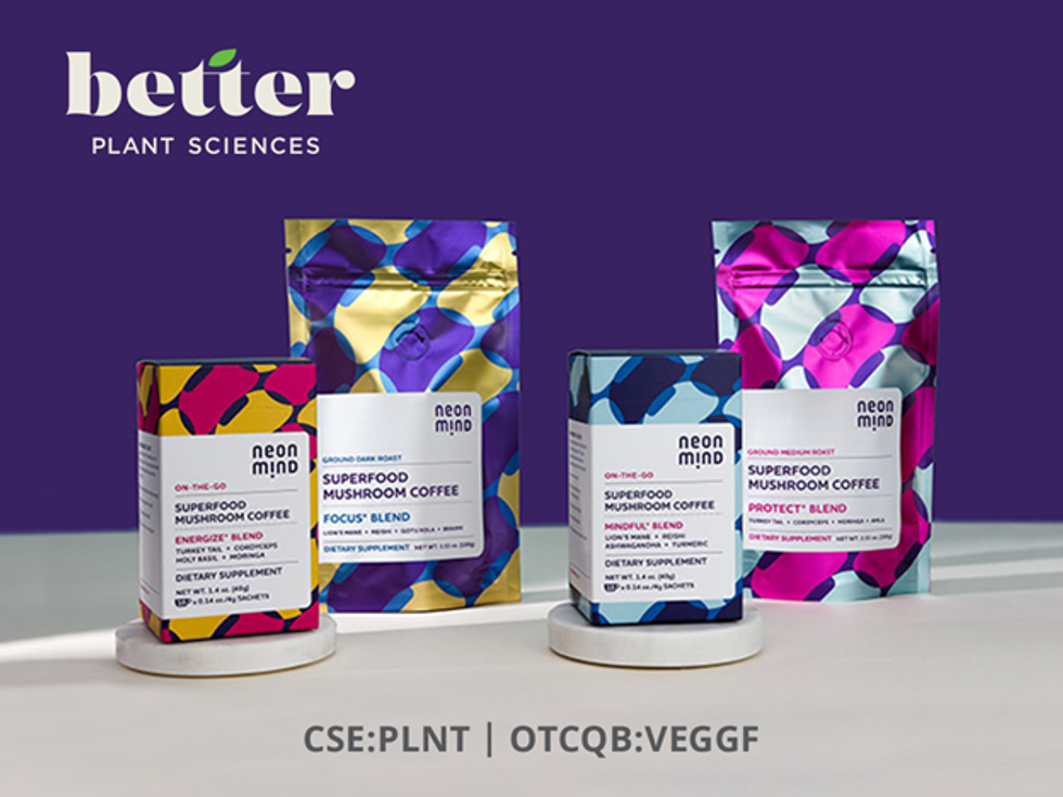 Better Plant Completes Acquisition of Functional Mushroom Assets