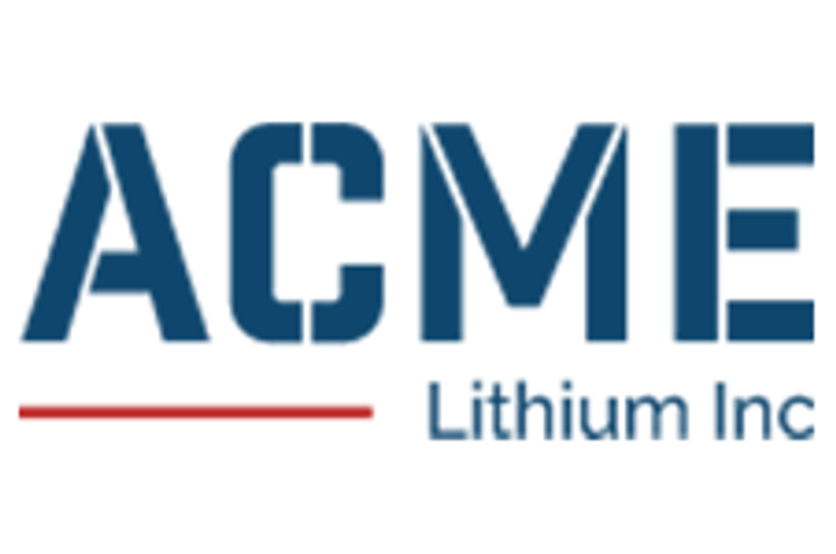ACME Lithium Extends Potential Lithium Zone Successfully Reaching Total Depth of DH-1A to 1940 Feet at Clayton Valley Nevada Lithium Brine Project