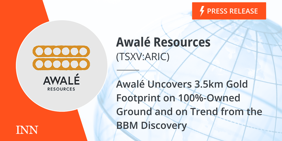 Awalé Uncovers 3.5km Gold Footprint on 100%-Owned Ground and on Trend ...