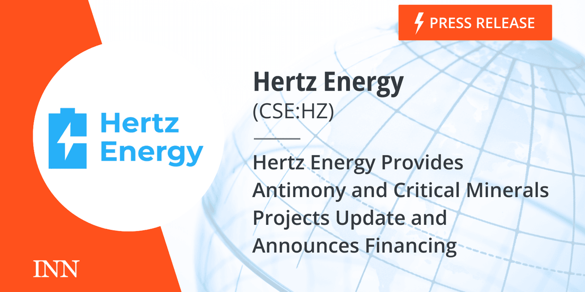 Hertz Energy Provides Antimony and Critical Minerals Projects Update ...