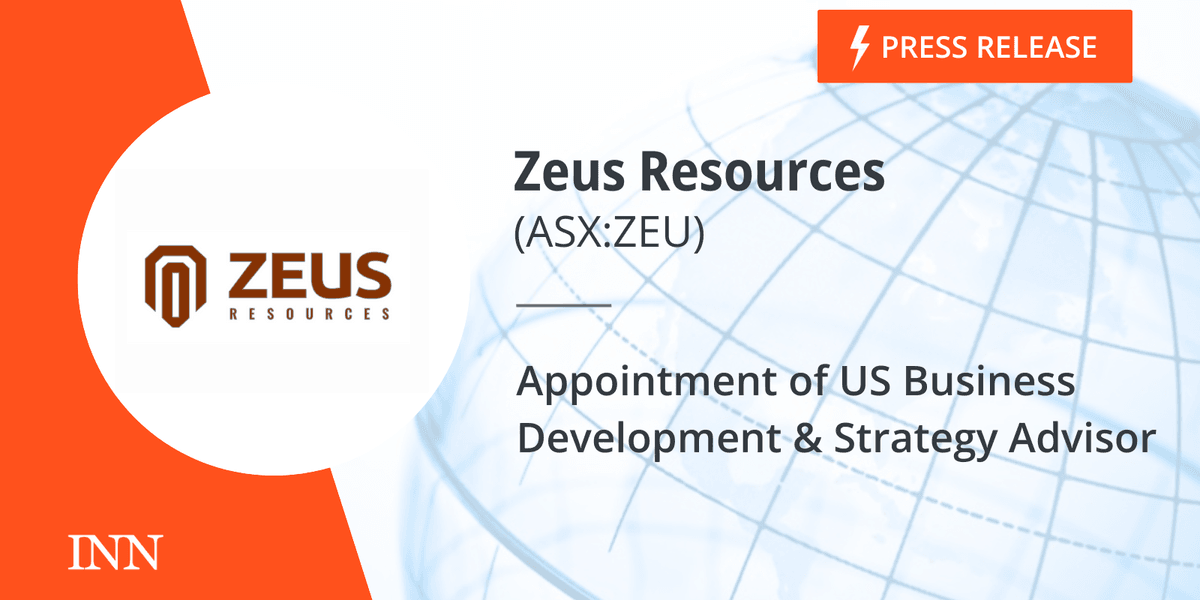 Appointment of US Business Development & Strategy Advisor Appointment of US Business Development & Strategy Advisor