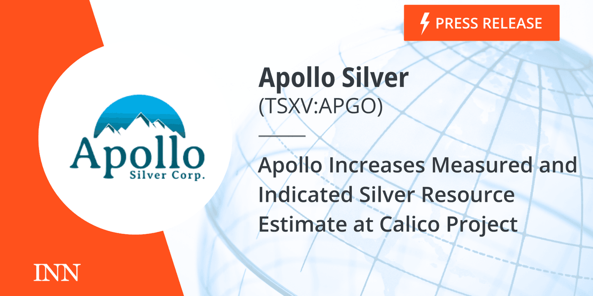 Calic Project Apollo Increases Measured and Indicated Silver Resource Estimate at ...