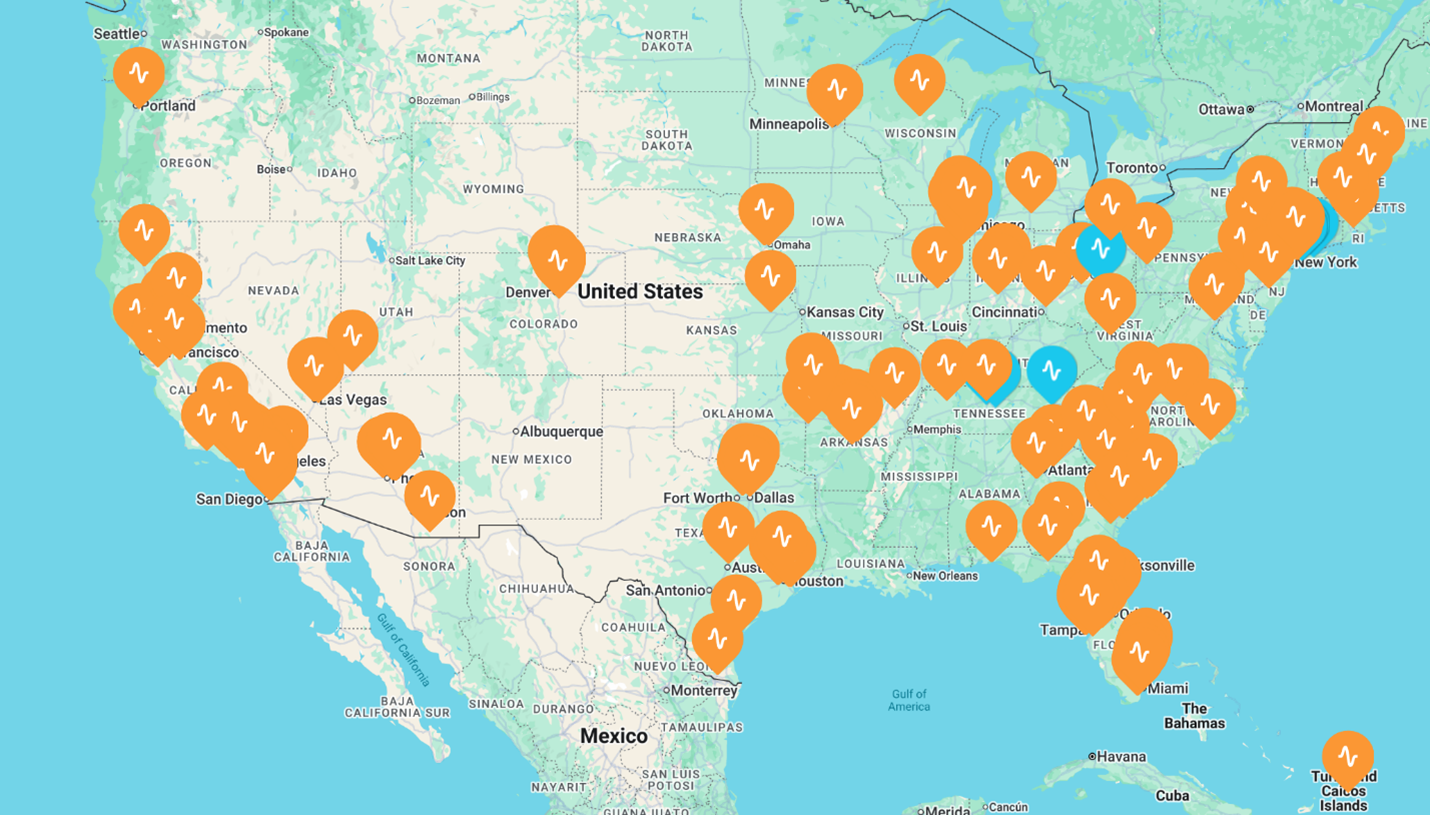 Current neurocare, HOPE, and Apollo US locations (source: neurocare group AG and HOPE Therapeutics, Inc.)