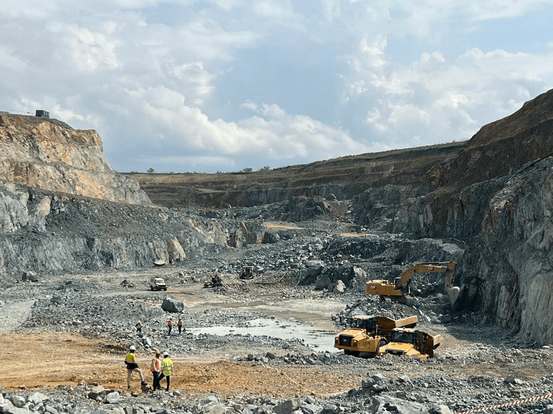 Figure 1: Buckreef Gold's Open Pit Mining Operations
