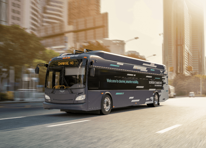 New Flyer hybrid-electric bus