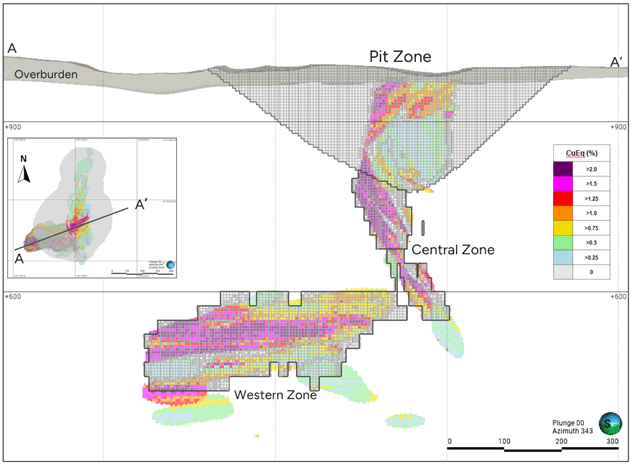 Kwanika Central Deposit Looking Northwest