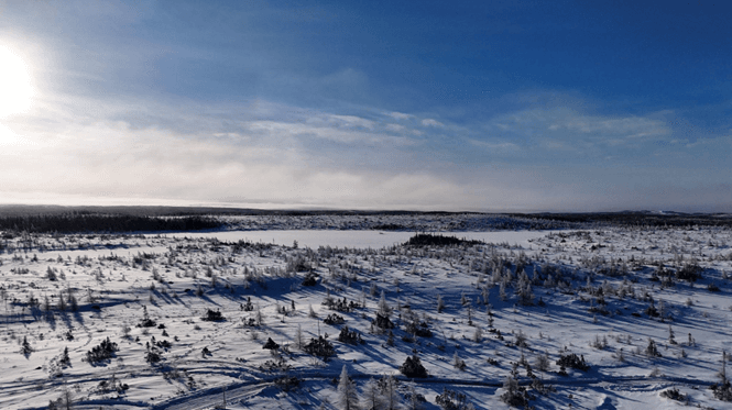 Drill access trail extended through Alloy Max target area