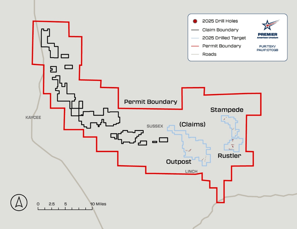 Kaycee Project Location, Wyoming