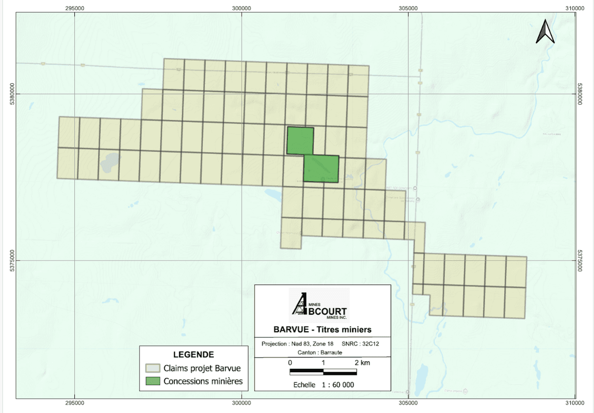 Location of BMAs and Mining Concessions, Barvue