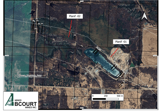 Location of Drill Sites for the Upcoming Drilling