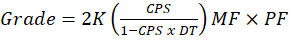 Uranium Ore Grade Calculation Formula