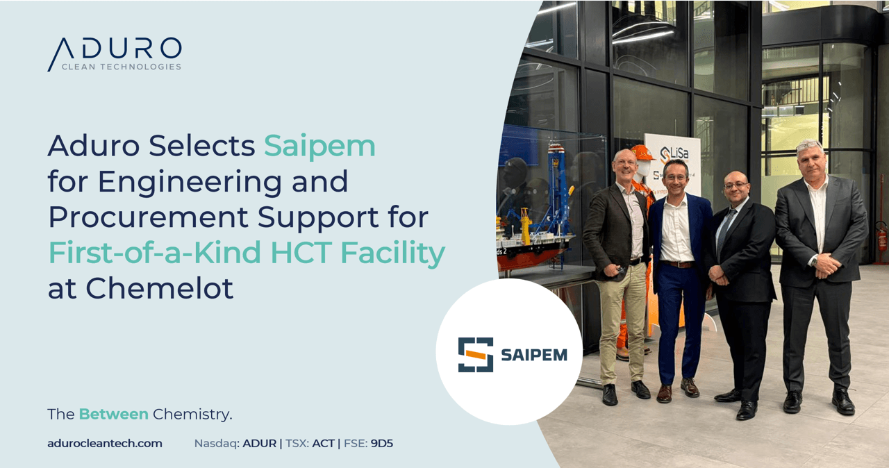 Aduro Selects Saipem PR