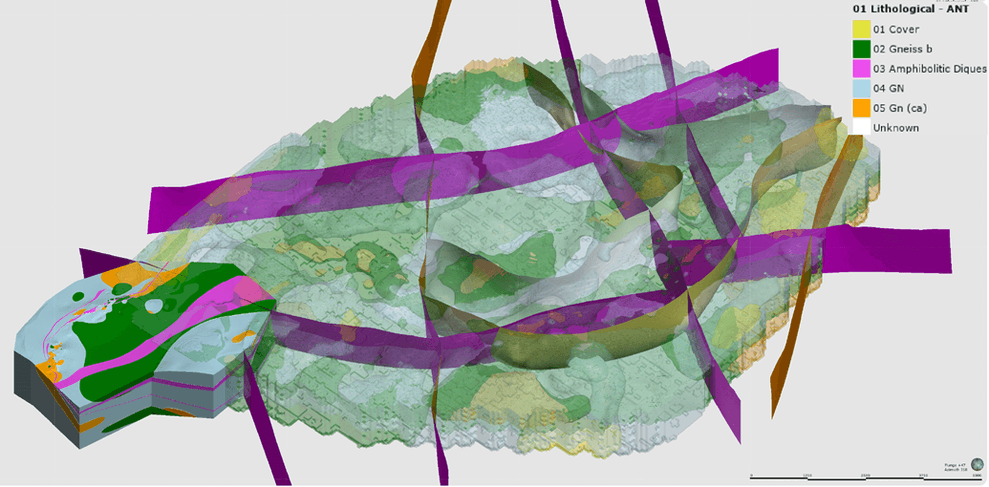 Updated Montauban 3D geological model