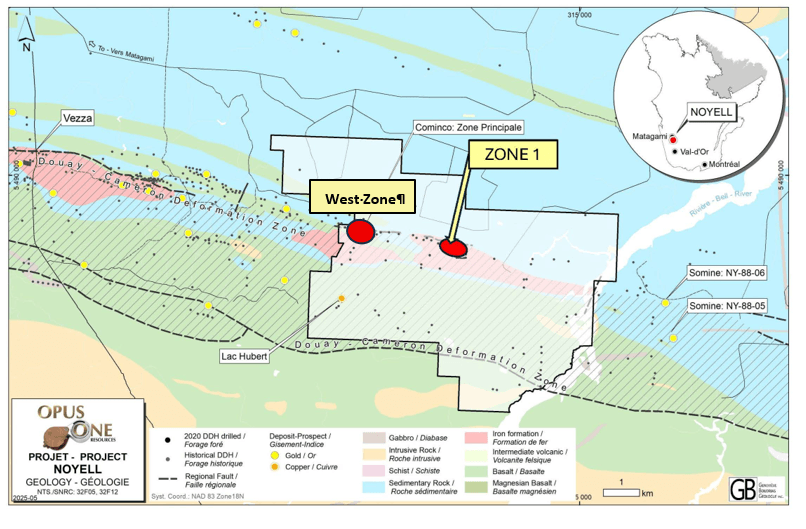PROPERTY GEOLOGY AND GOLD TARGETS