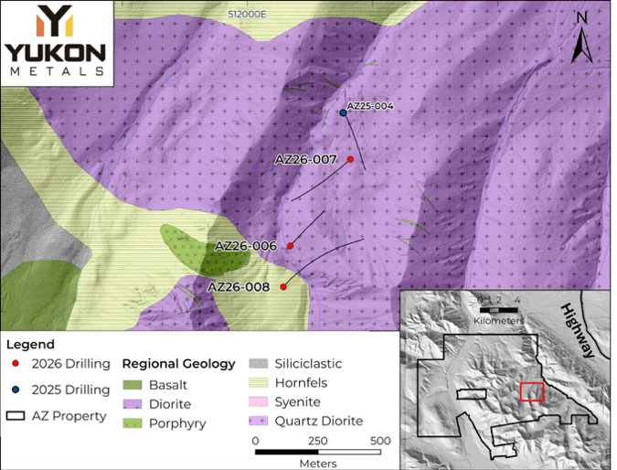 2026 Viper drilling locations on the AZ property.
