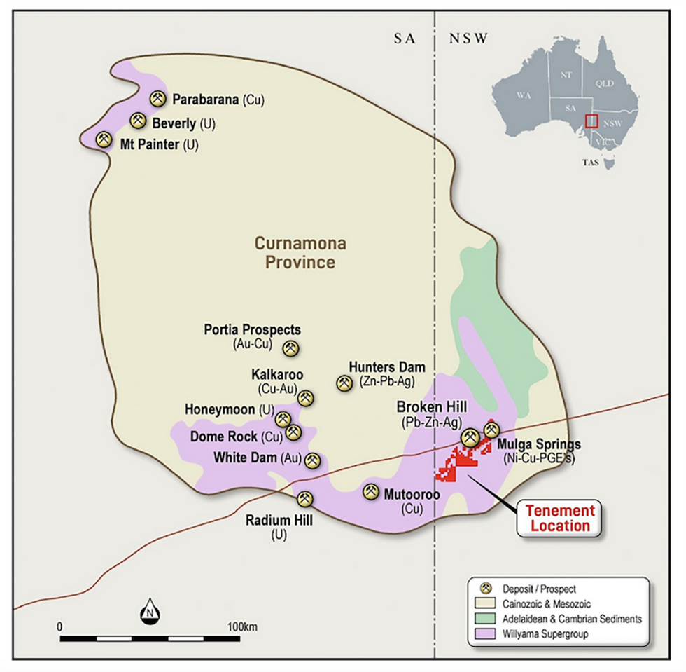 Impact Minerals' u200bBroken Hill Copper Project