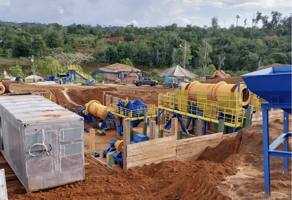 Industrial site at JZR Gold's Vila Nova asset