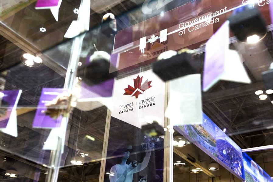 invest canada display at pdac