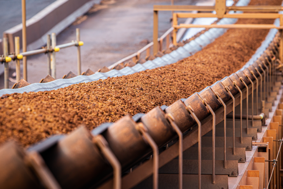 iron ore mining process