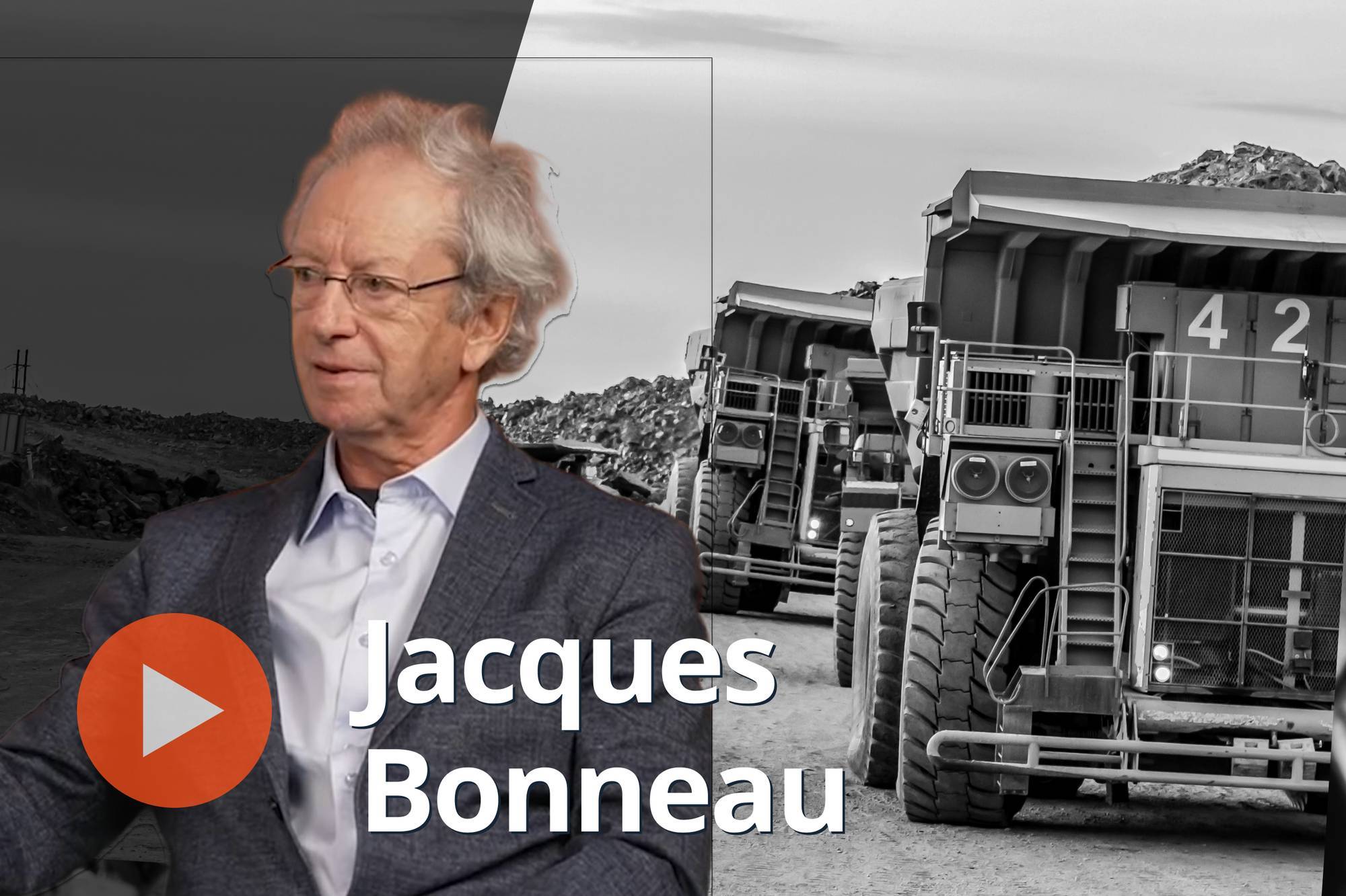 Jacques Bonneau, mining trucks.