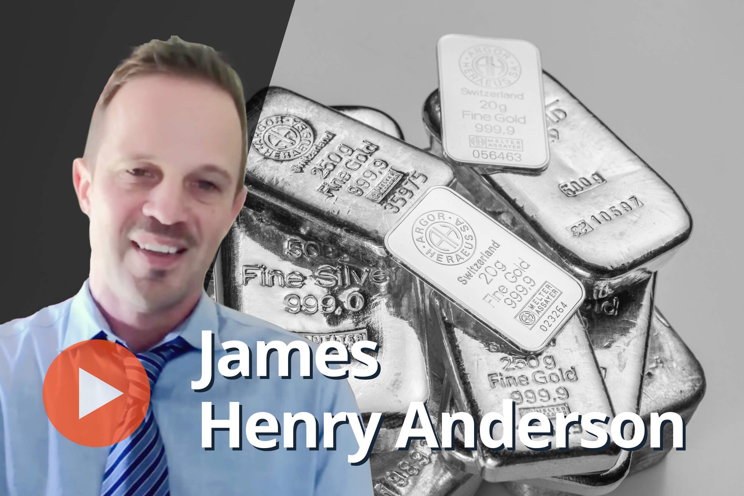 James Henry Anderson, gold bars. 