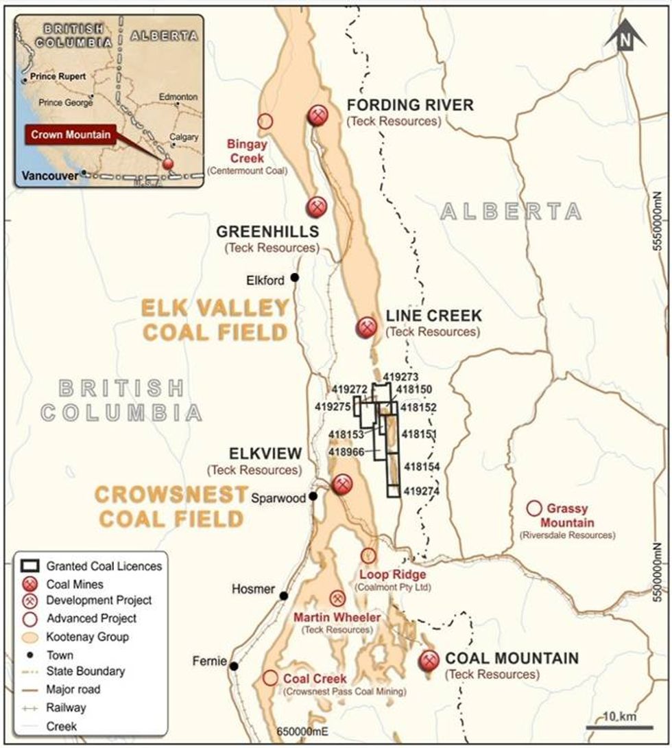 Jameson Resources Crown Mountain Hard Coking Coal Project