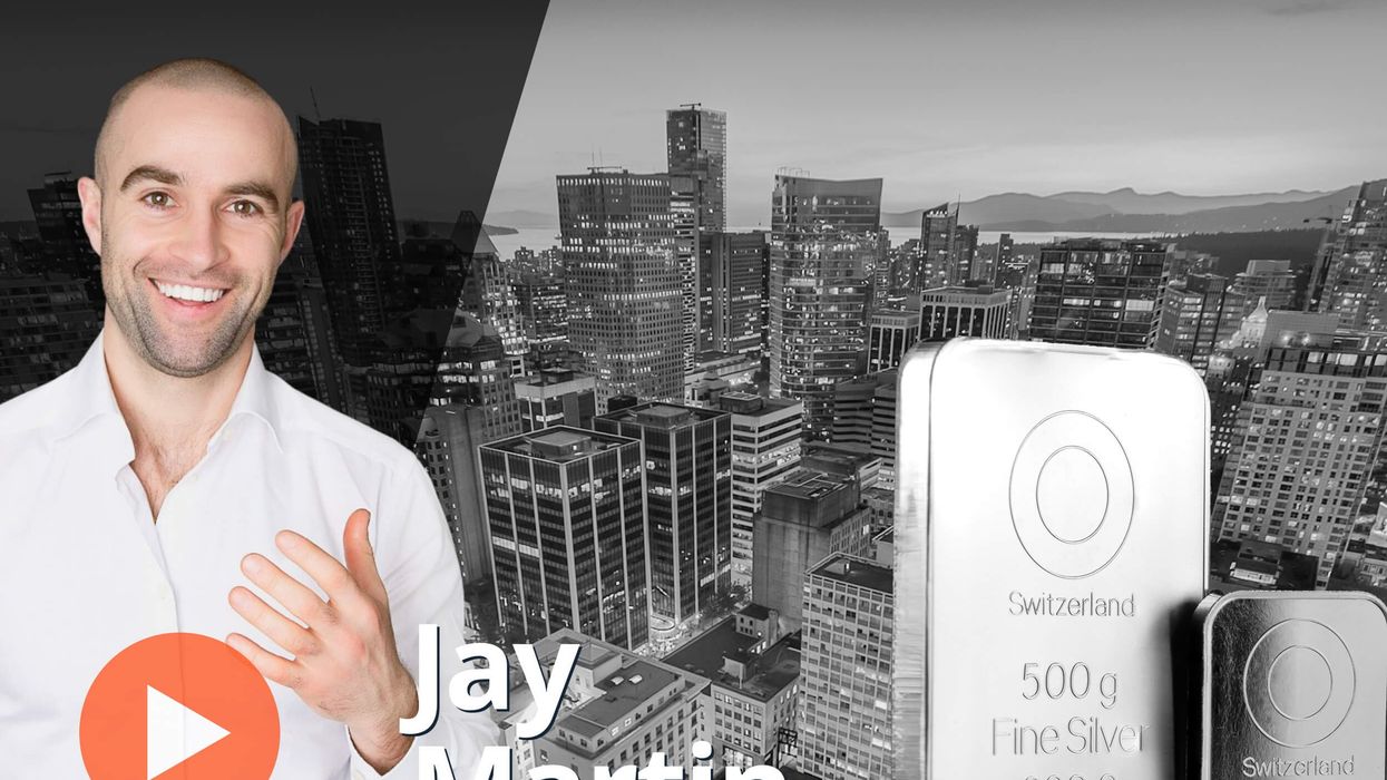 Jay Martin, city skyline and gold bars.