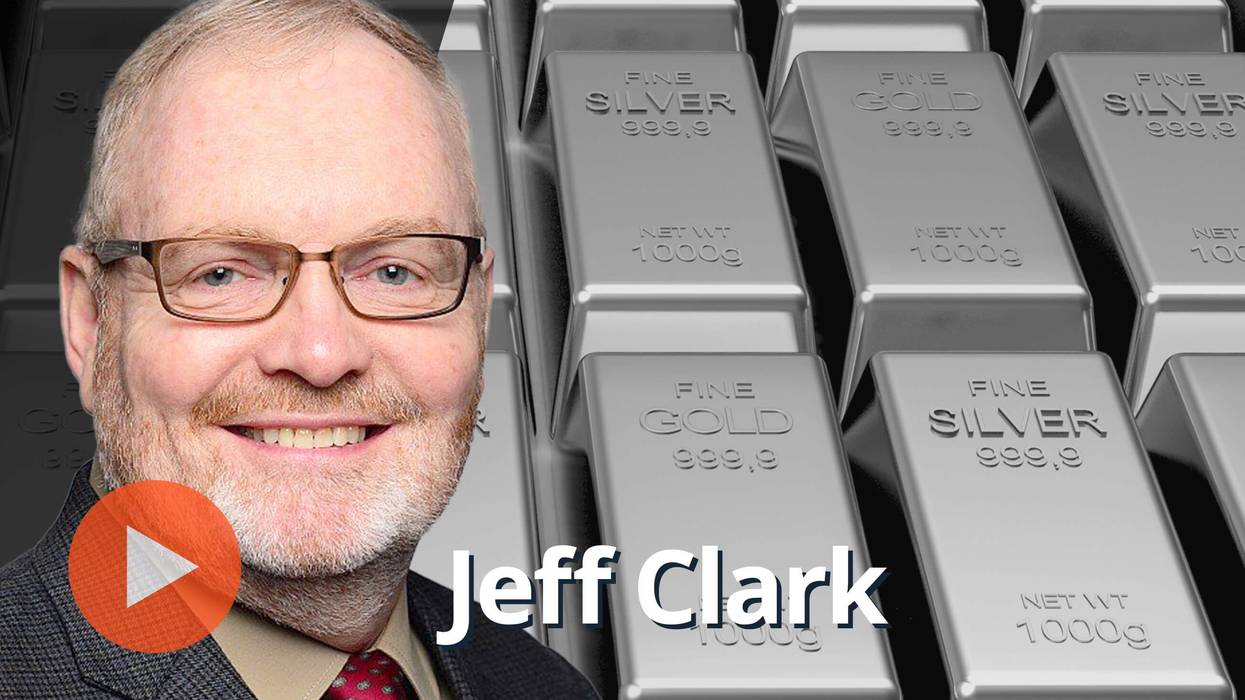 Jeff Clark, gold and silver bars.