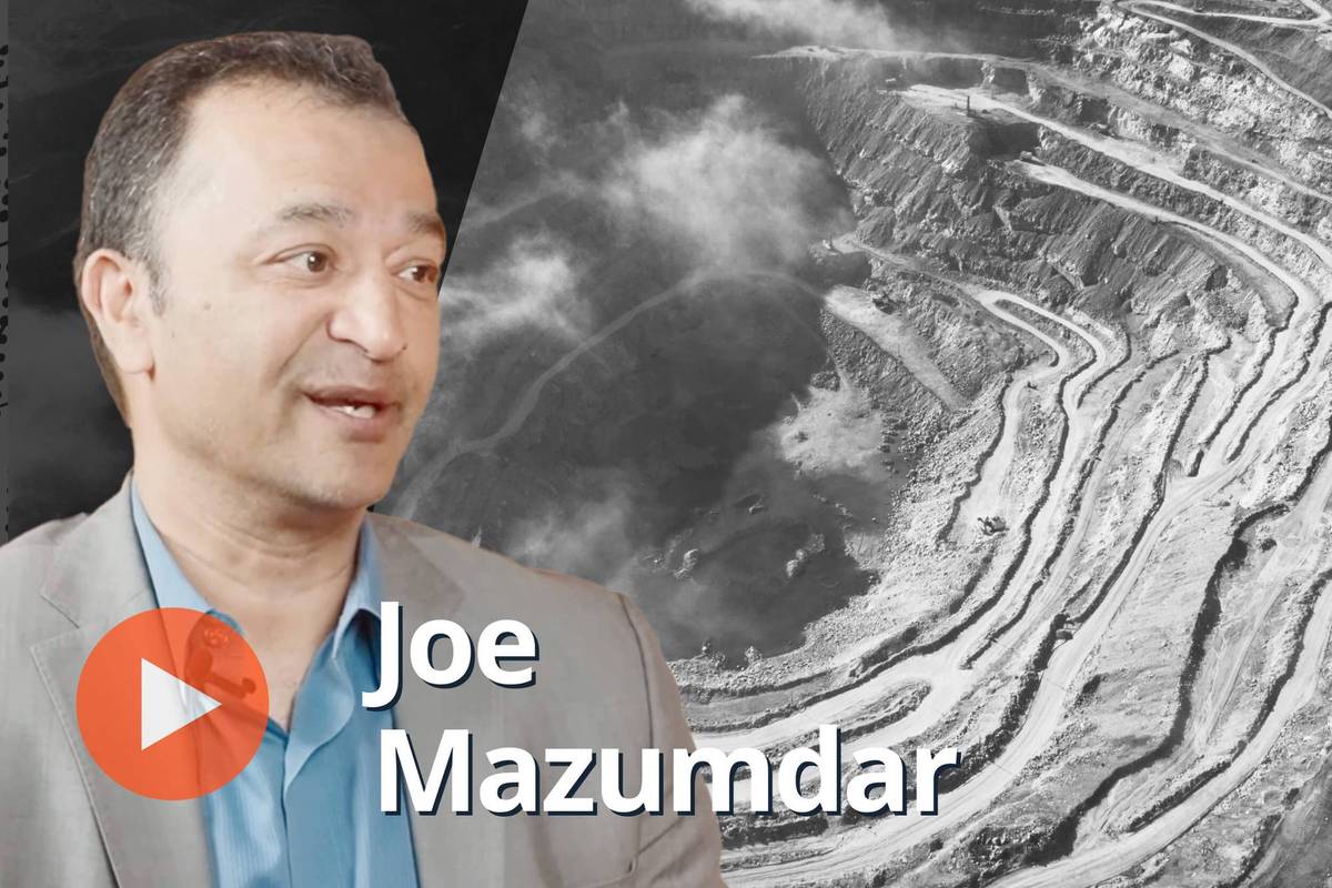 Joe Mazumdar, open-pit mine.