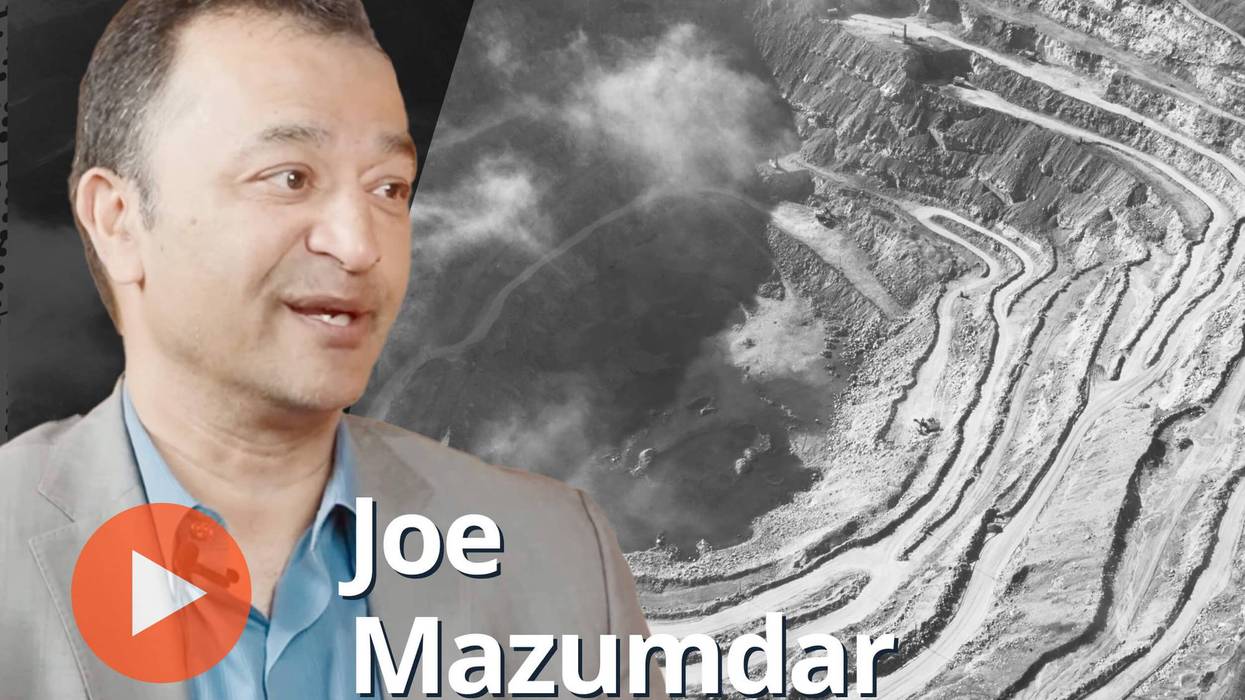 Joe Mazumdar, open-pit mine.