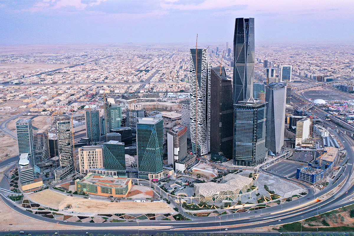 King Abdullah Financial District in Riyadh, Saudi Arabia.