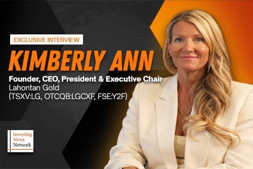 Lahontan Gold founder and CEO Kimberly Ann.
