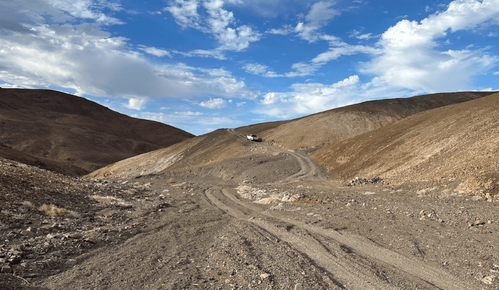 Landscape at Halcones Precious Metals' Chile claims