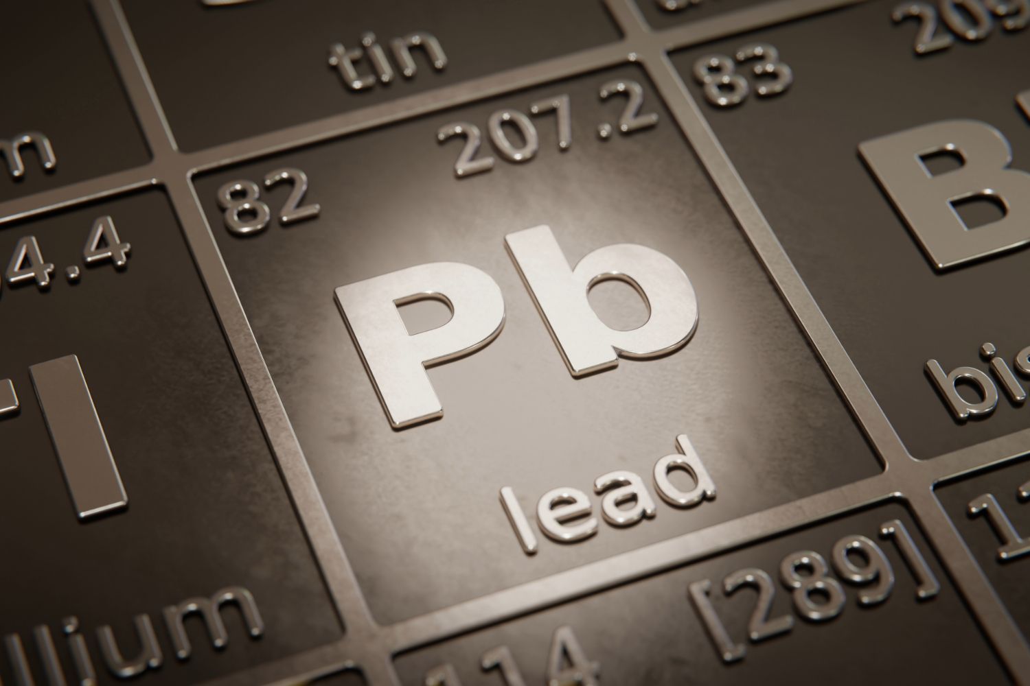 Lead periodic symbol.