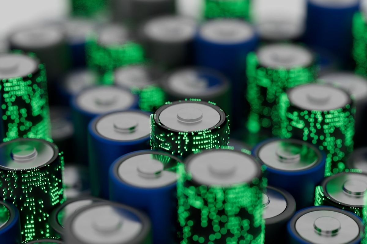 Lithium-ion batteries.