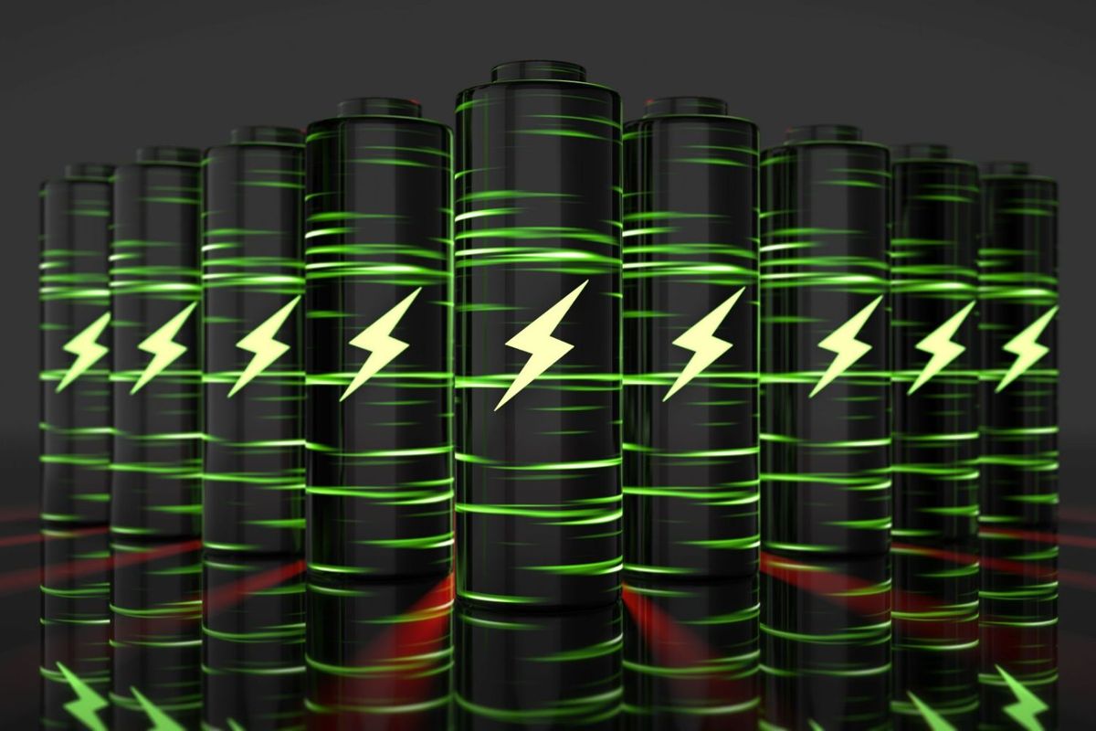 Lithium-ion batteries.