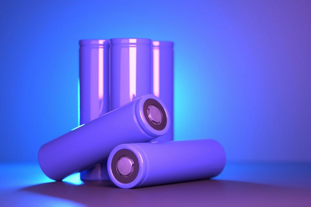 Lithium-ion batteries.