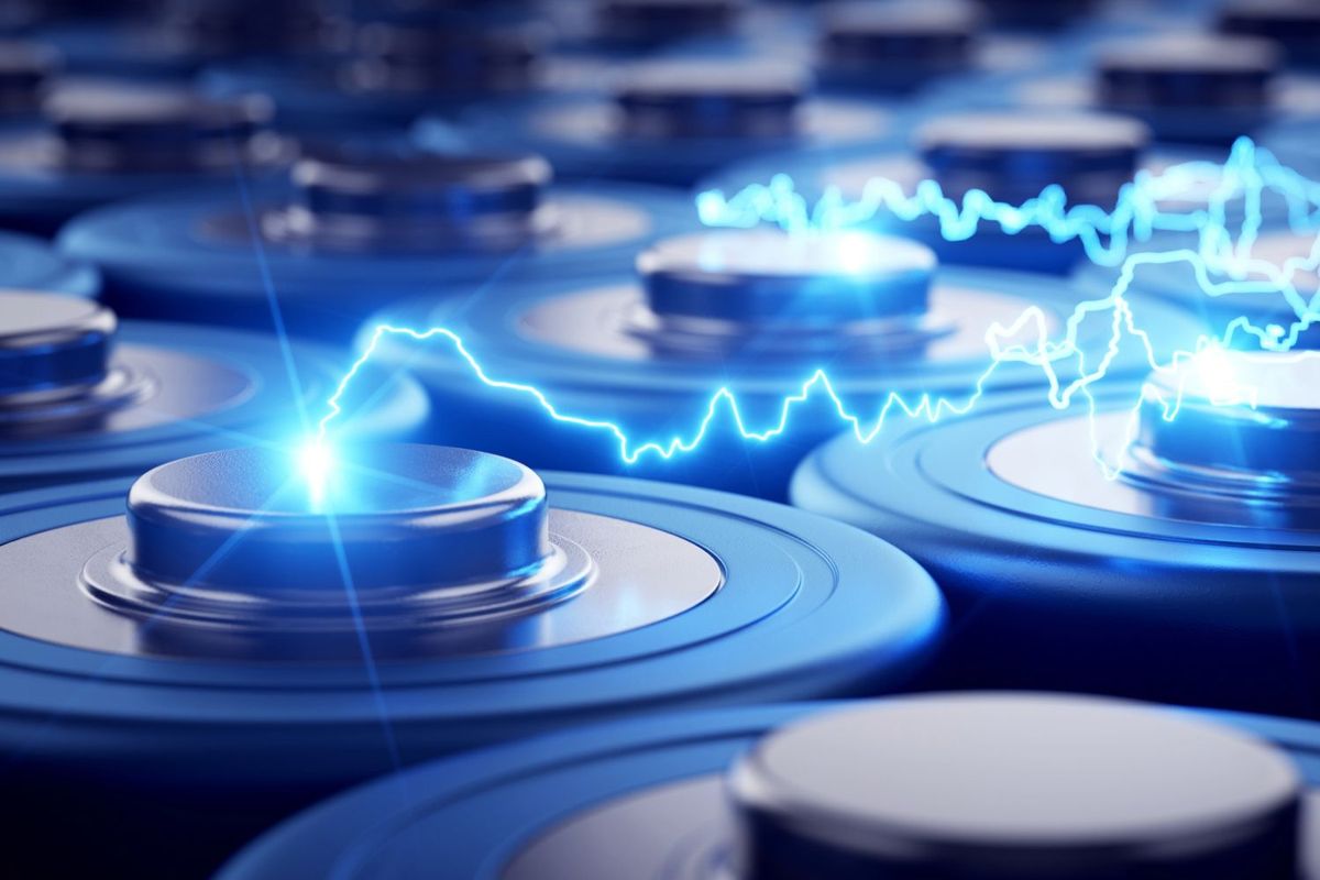 Lithium-ion batteries.