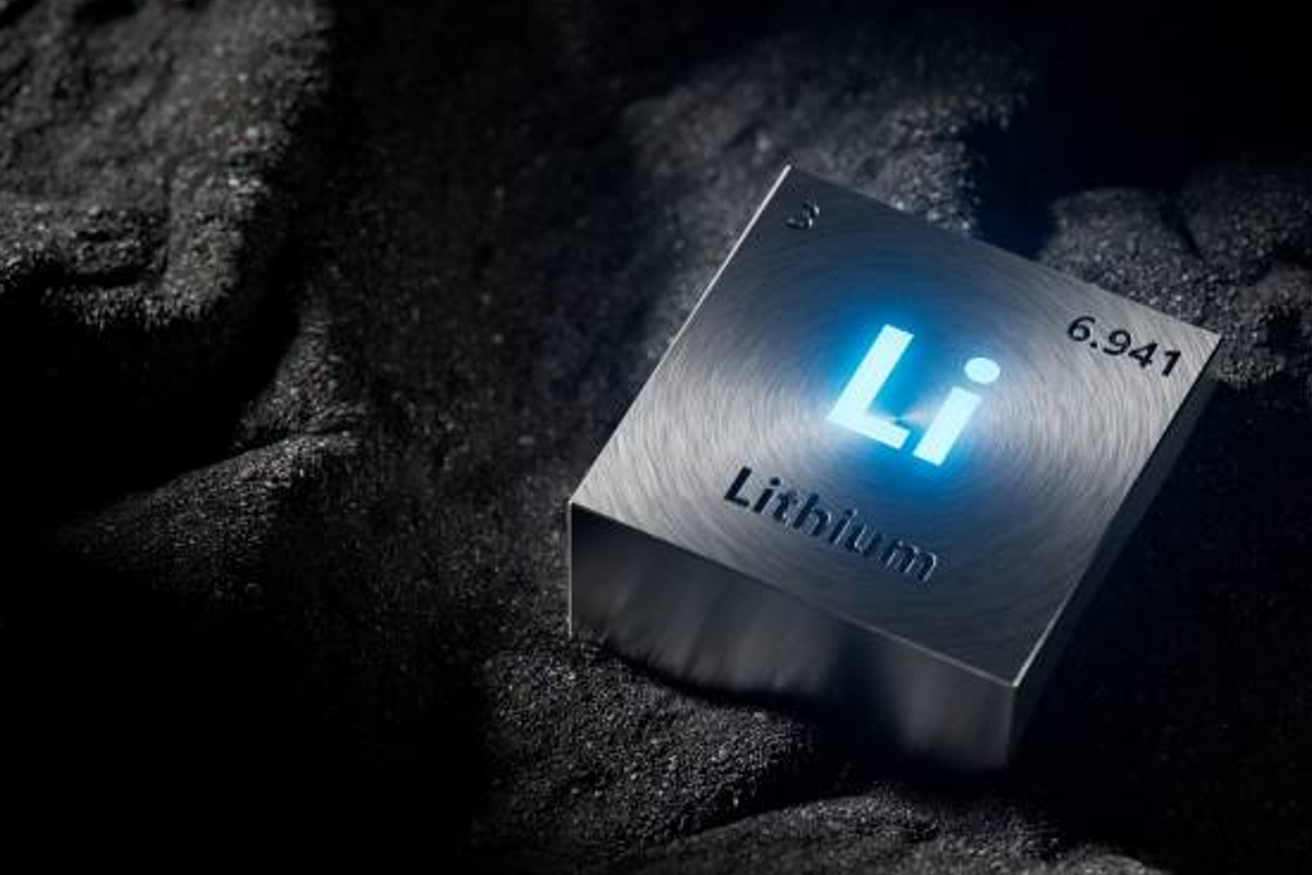 Lithium periodic symbol.